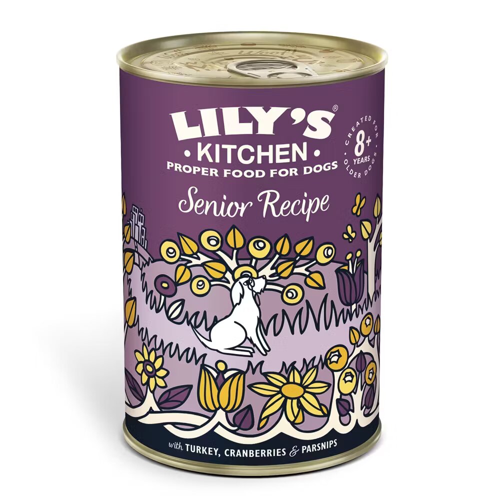 Lilys Kitchen Lily's Kitchen for Dogs Senior Recipe Turkey Cranberries & Vegetables 400 g