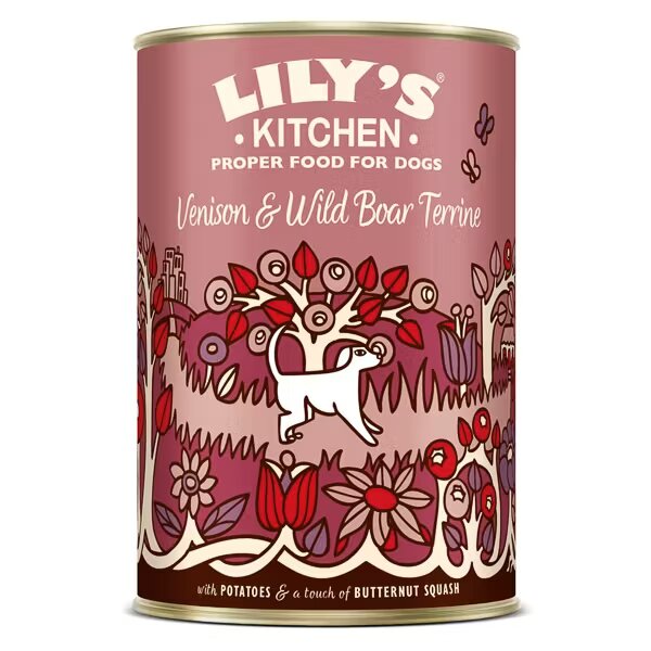 Lilys Kitchen Lily's Kitchen For Dogs Venison & Wild Boar Terrine 400 g