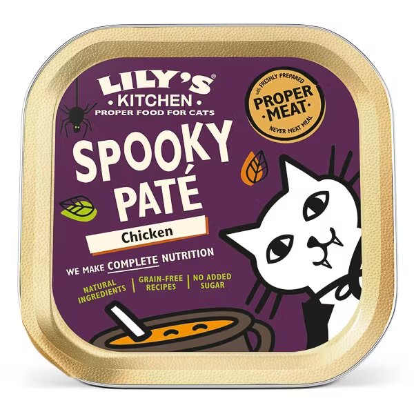 Lilys Kitchen Lily's Kitchen Halloween Chicken Dinner for Cats 85 g