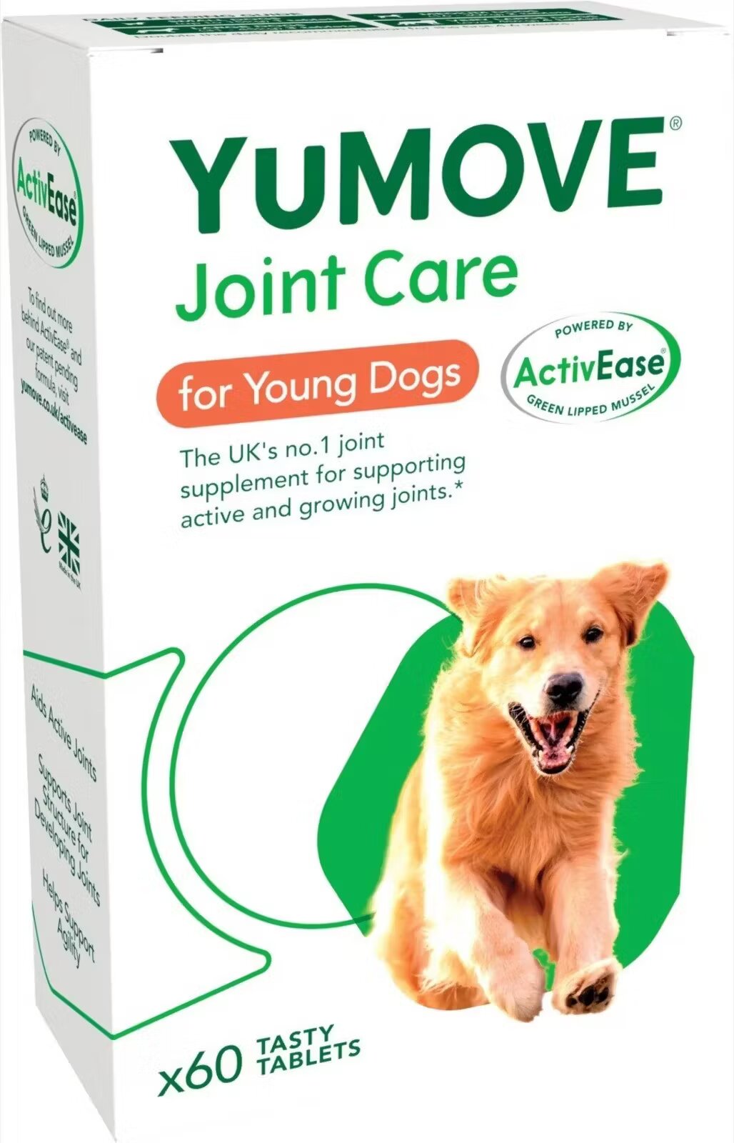 Lintbells YuMOVE Joint Care for Young Dogs 60 tablete