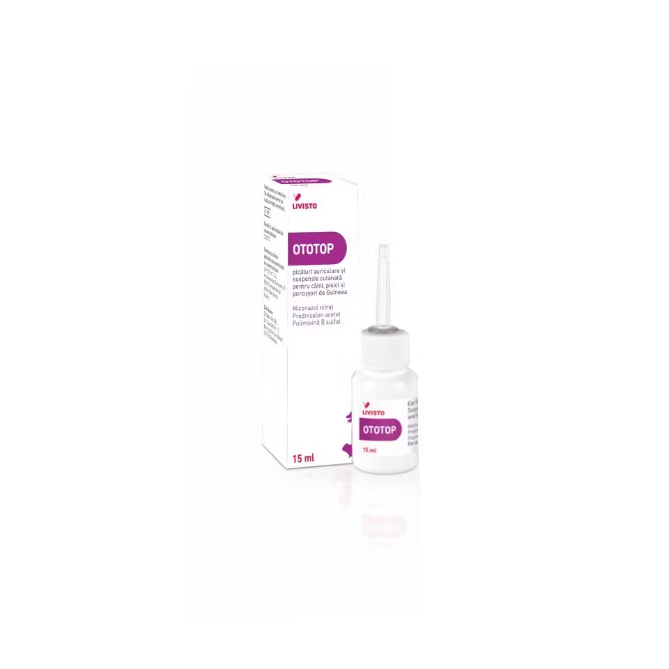 Livisto Picaturi auriculare OTOTOP 15 ml