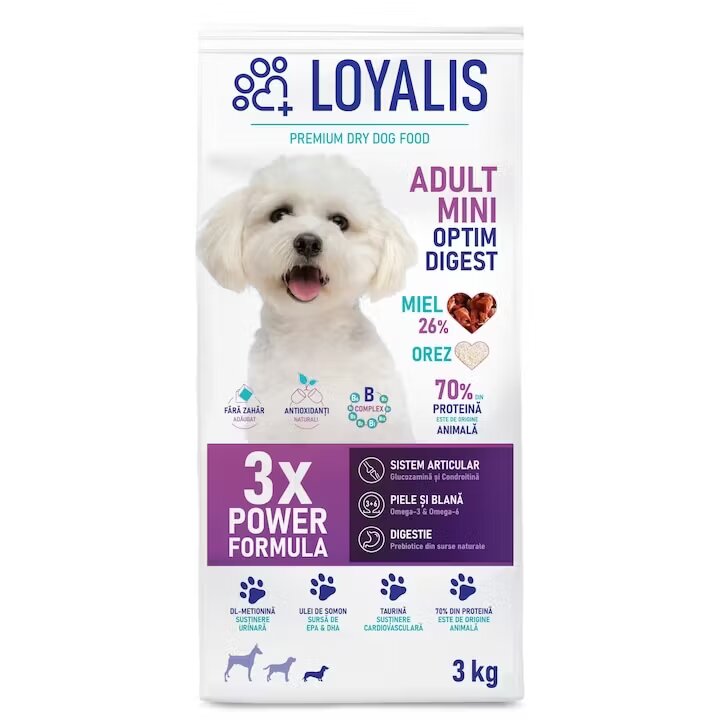 Loyalis Hrana uscata premium Adult Mini Miel 3 kg