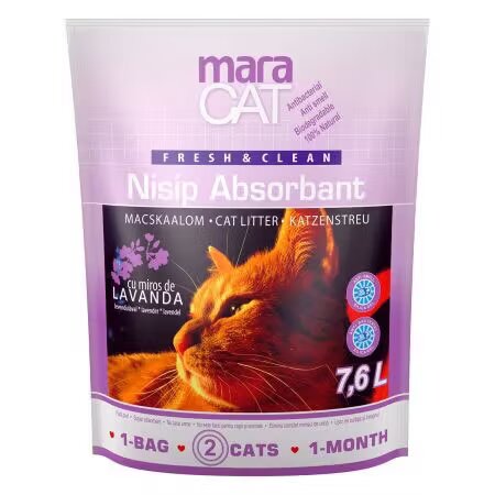 Maravet MaraCat Nisip silicat cu lavanda 7.6 l
