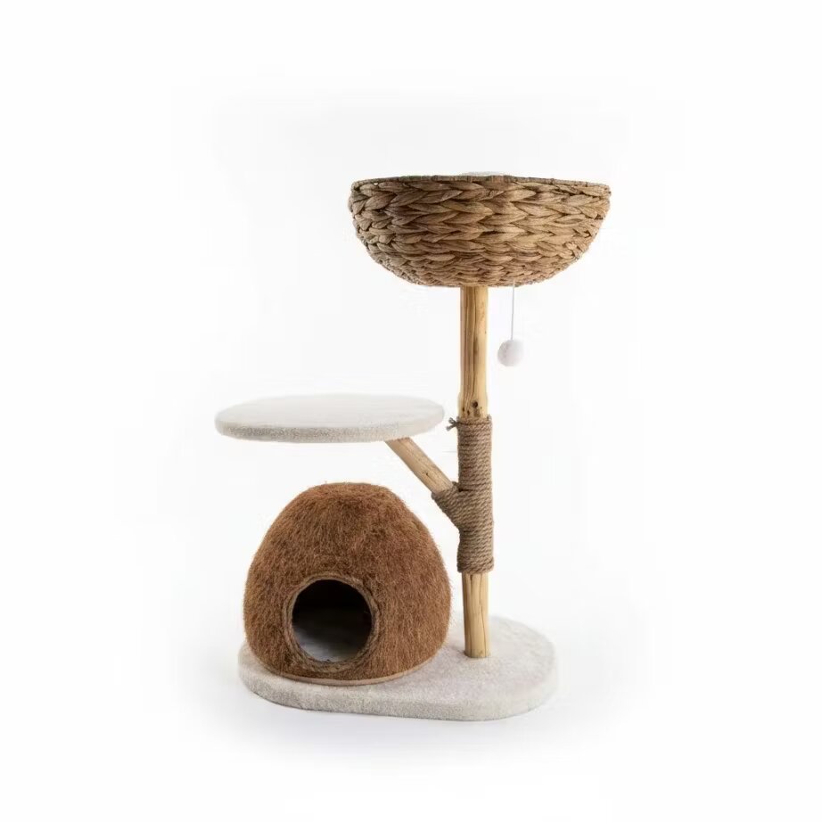 Meraki Home Ansamblu de joaca pisici Coconut Nest 60 x 40 x 88 cm