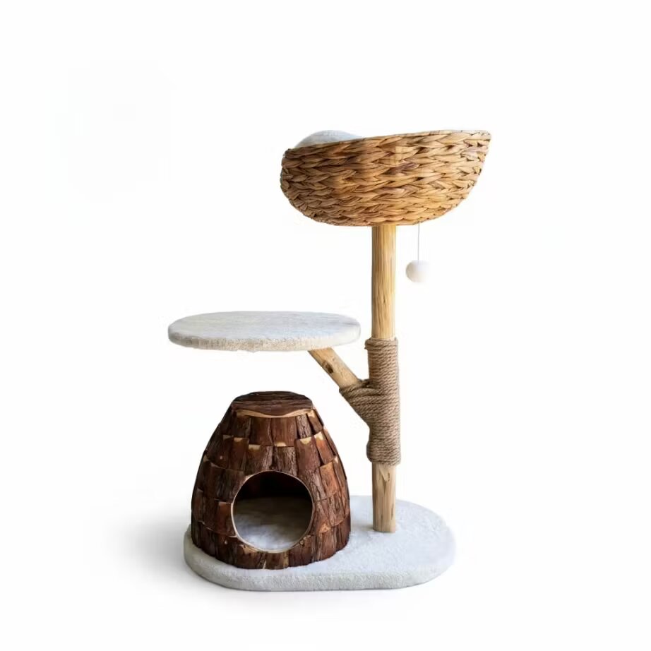 Meraki Home Ansamblu de joaca pisici Treebark Nest 60 x 40 x 88 cm