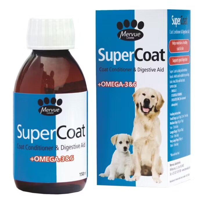Mervue SUPER COAT supliment pentru piele si blana 150 ml