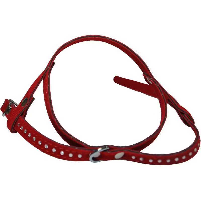 Milan Ham Velur pentru Caini Strasuri 1 Rand 30 cm