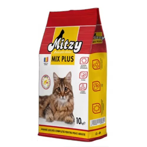 Mitzy Hrana uscata pisici Mix Plus 10 kg