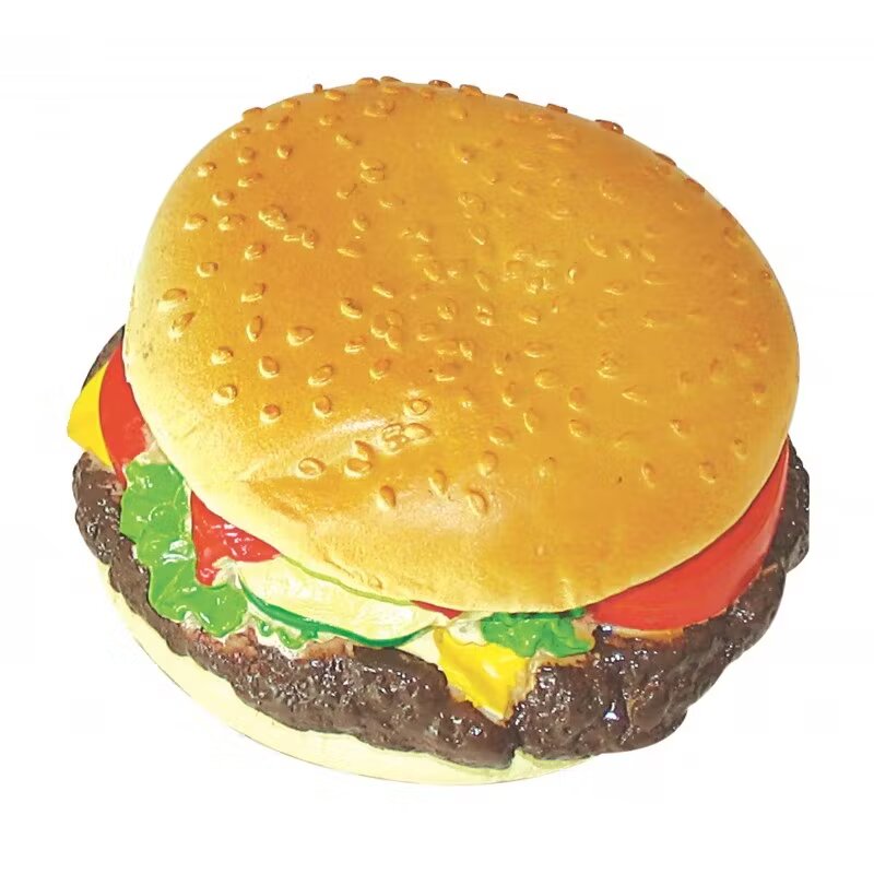 Mon Petit Ami Jucarie hamburger din vinil 9 cm diametru