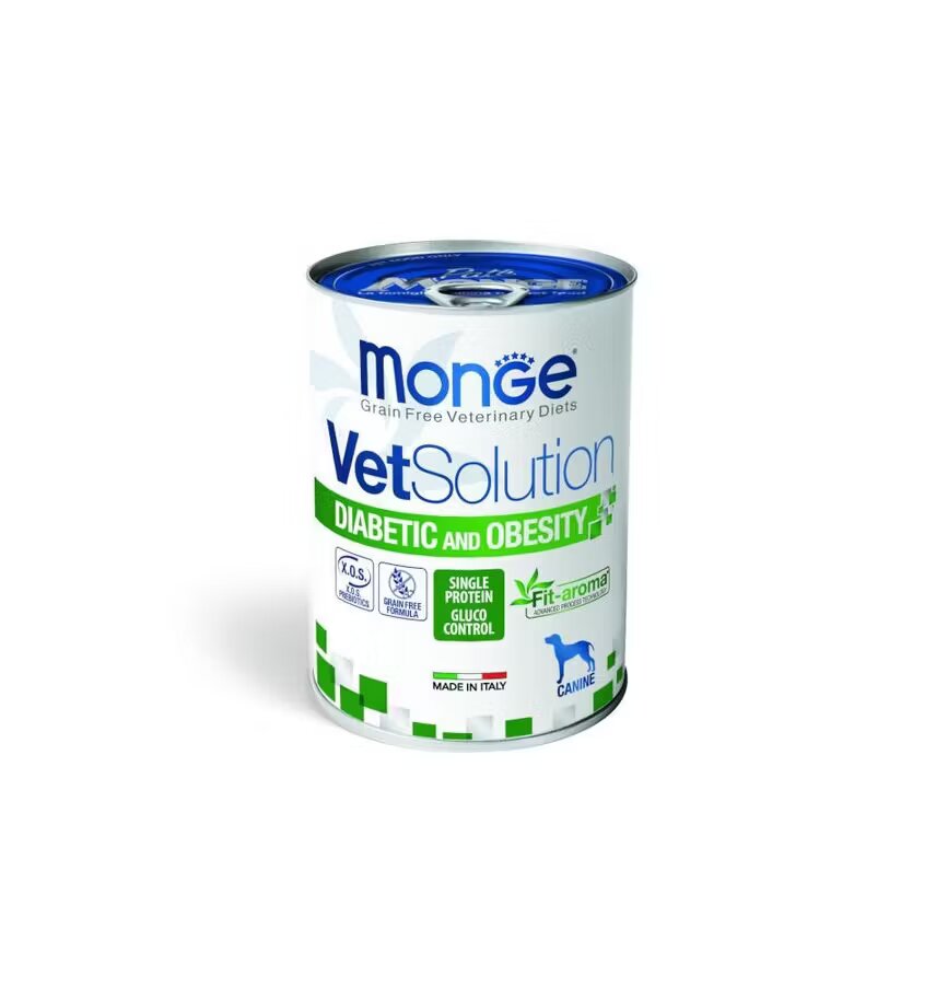 Monge Dieta veterinara caini VetSolution Diabetic & Obesity 400 g