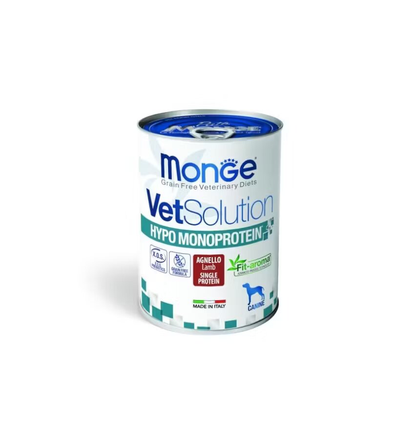 Monge Dieta veterinara caini VetSolution Hypo-Monoprotein Miel 400 g