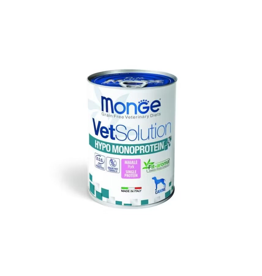Monge Dieta veterinara caini VetSolution Hypo-Monoprotein Porc 400 g