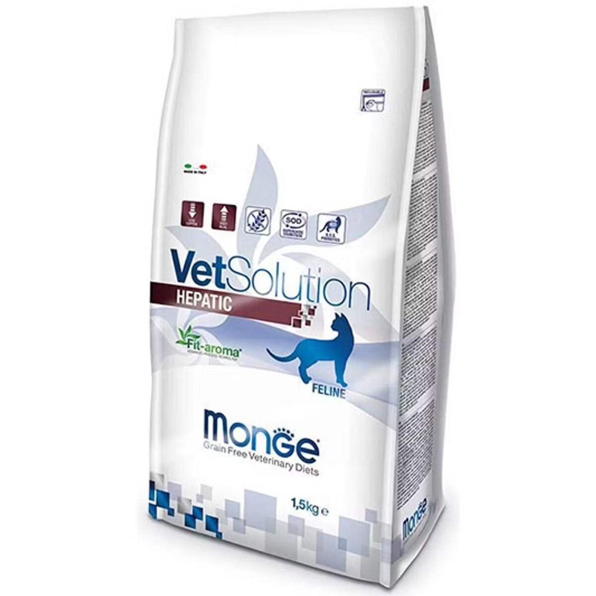 Monge Dieta veterinara pisici VetSolution Hepatic Feline 1.5 kg