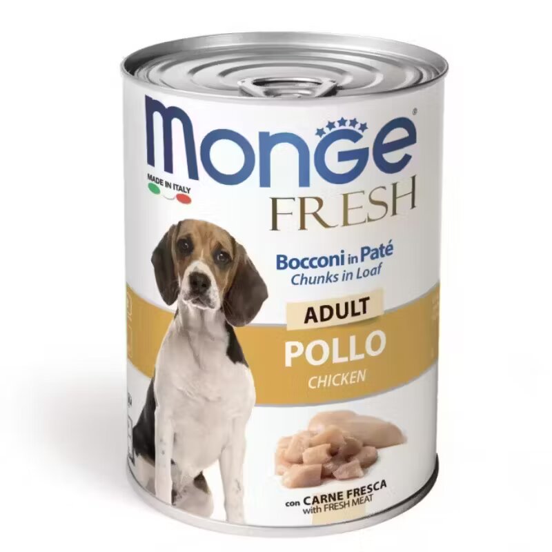 Monge Hrana umeda caini Fresh Chunks Adult Pui 400 g