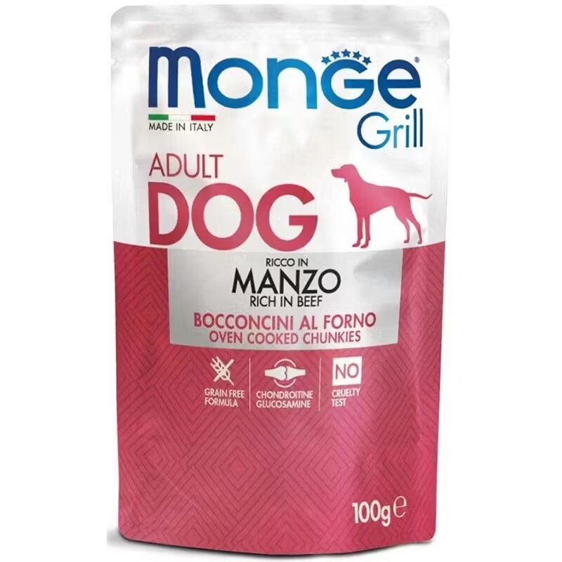 Monge Hrana umeda caini Grill Adult Dog Vita 100 g