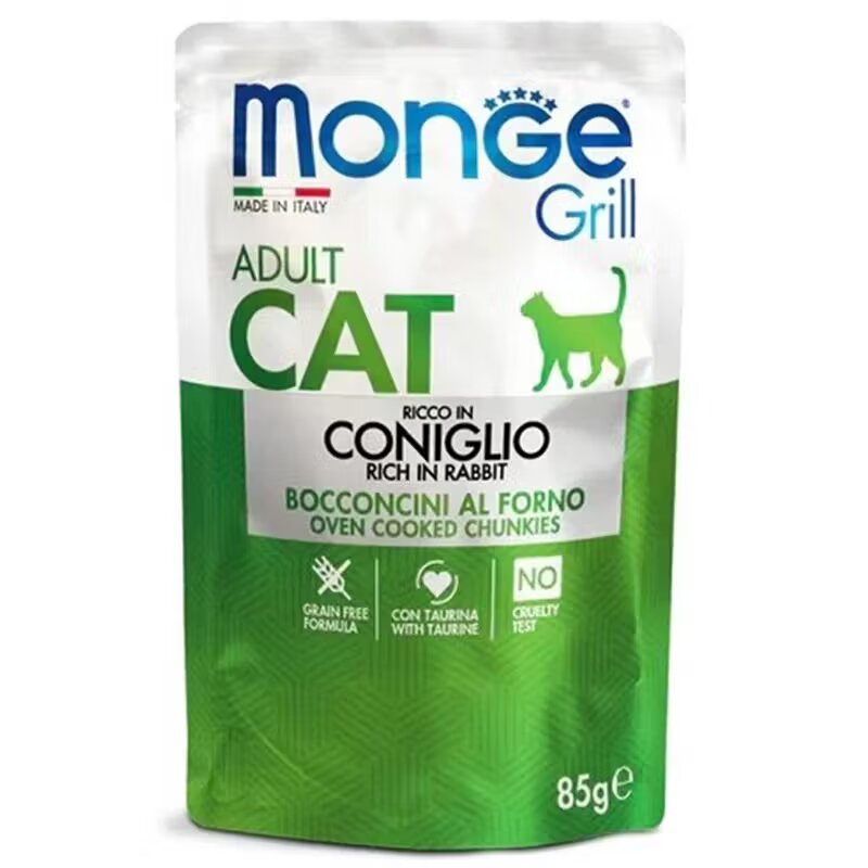 Monge Hrana umeda pisici Grill Adult Cat Iepure 85 g