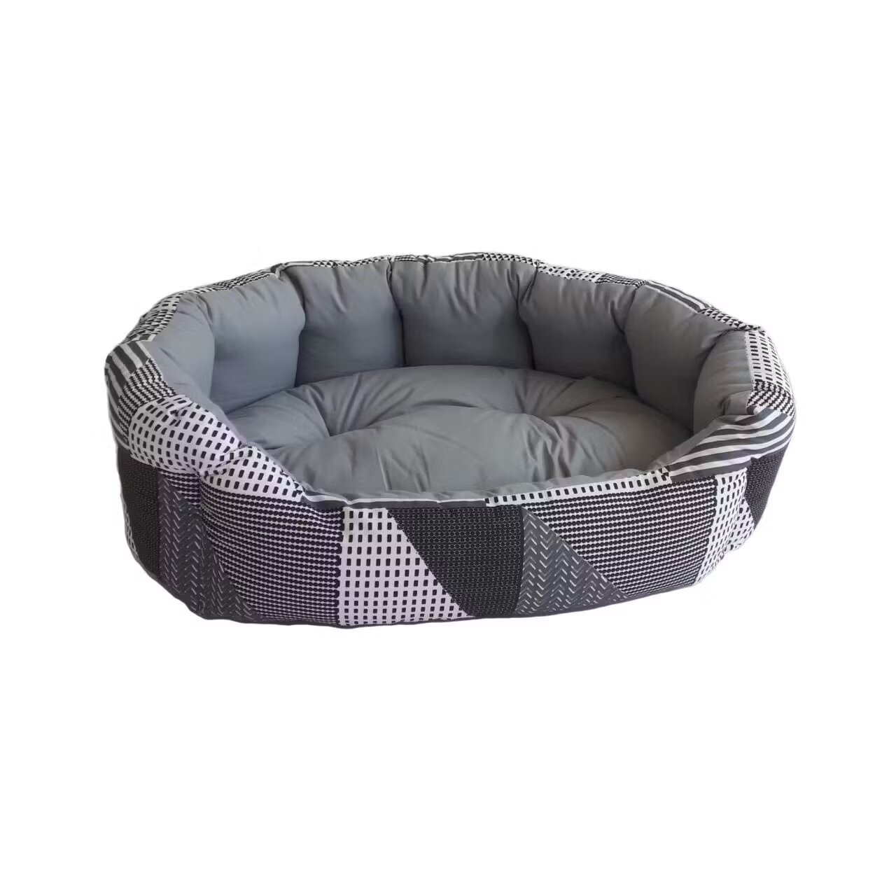 MPS CULCUS TEXTIL PENTRU CAINI SI PISICI ORIONE L BLACK-GREY 80x60x22/60008004