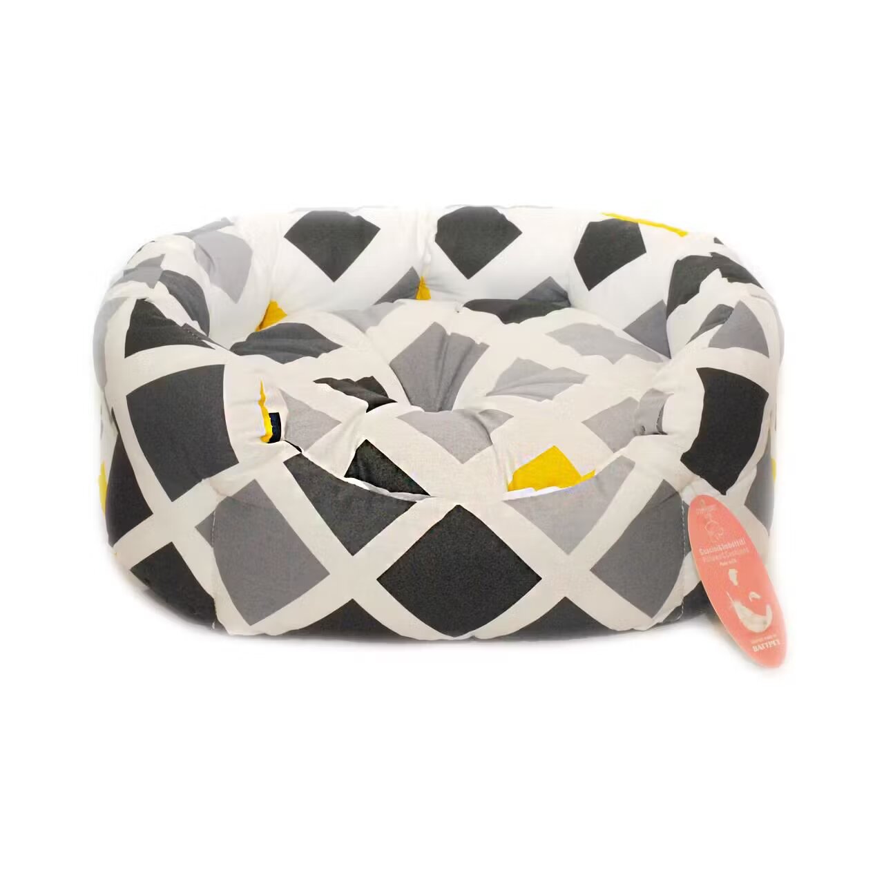 MPS CULCUS TEXTIL PENTRU CAINI SI PISICI ORIONE L BLACK-WHITE-YELLOW 80x60x22/60008004