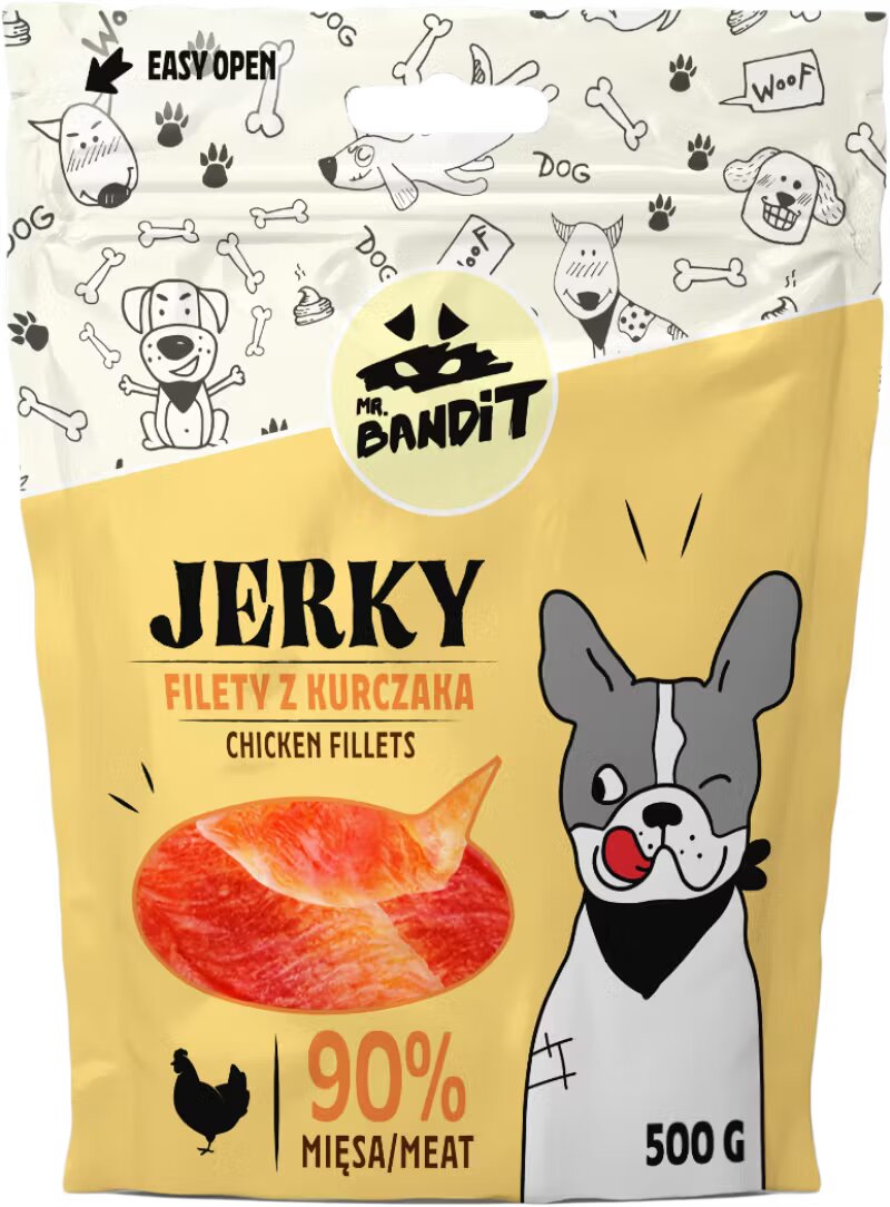 Mr Bandit Mr. Bandit Jerky Pui 500 g