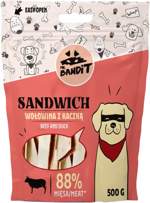 Mr Bandit Mr. Bandit Sandwich Vita Cu Rata 500 g
