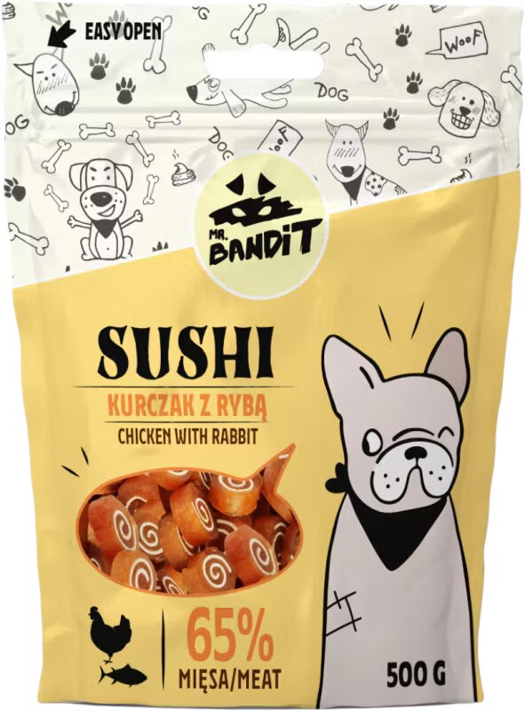 Mr Bandit Mr. Bandit Sushi Pui Si Iepure 500 g
