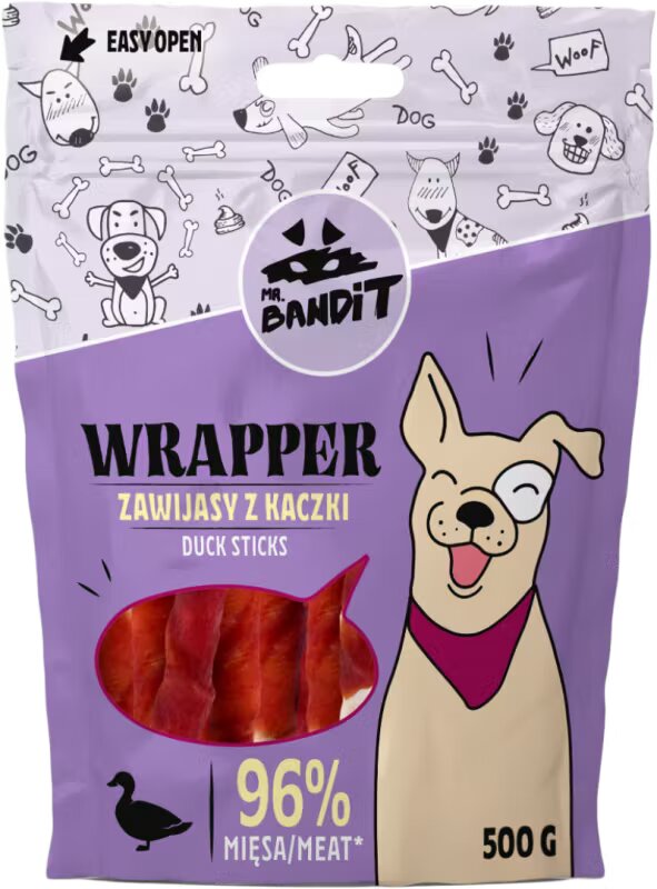 Mr Bandit Mr. Bandit Wrapper Sticks Rata 500 g