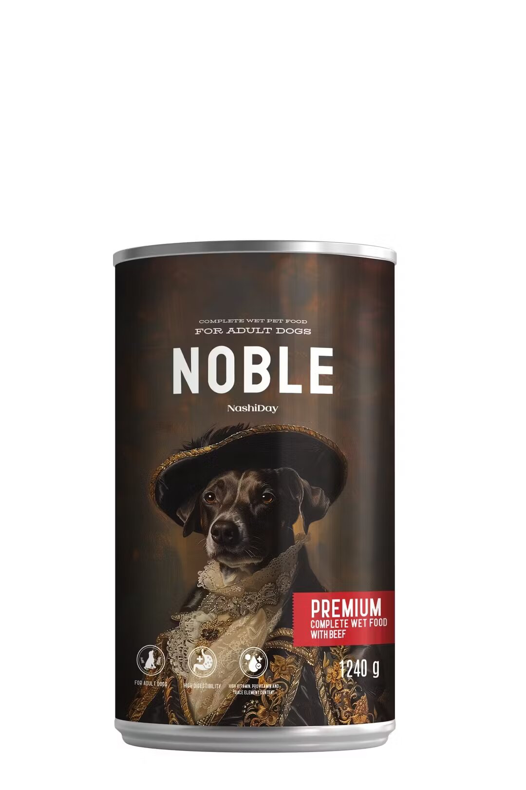 NashiDay Hrana Umeda Caini Noble Carne de Vita 1240 g