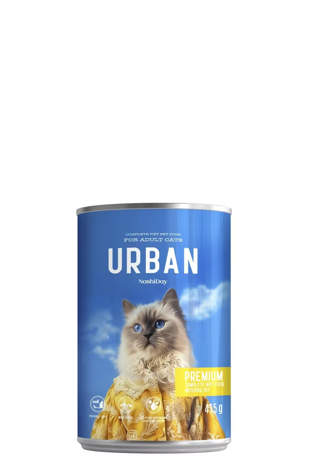NashiDay Hrana Umeda Pisici Urban Pasare 415 g