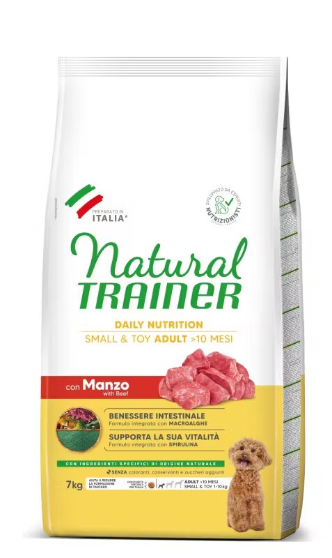 Natural Trainer Hrana Uscata Caini Adult Dog Mini & Toy Pui 7 kg