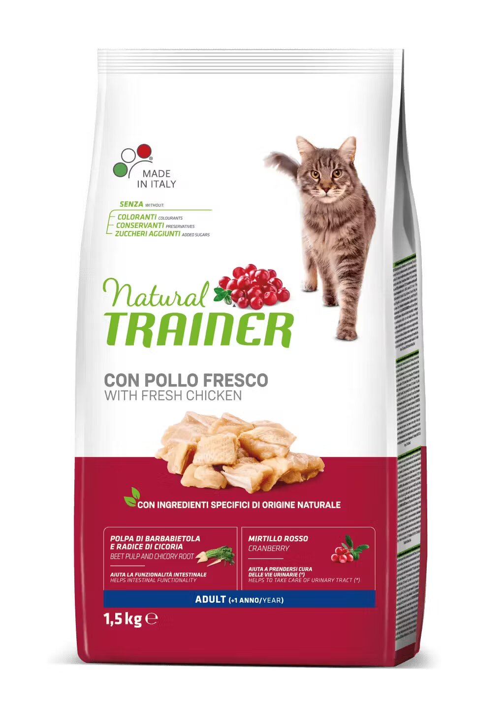 Natural Trainer Hrana Uscata Pisici Pui 1.5 kg