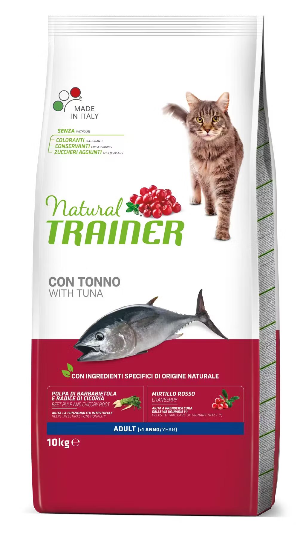 Natural Trainer Hrana Uscata Pisici Ton 10 kg