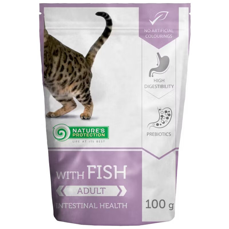 Natures Protection Nature's Protection Cat Intestinal Health Fish 100 g
