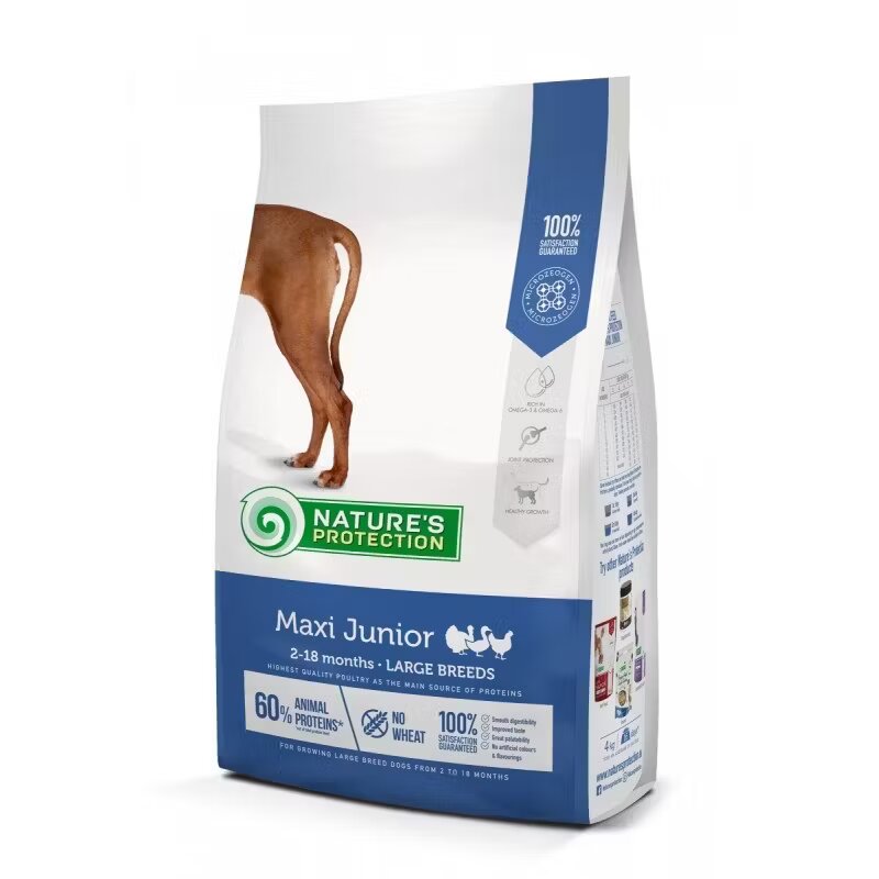 Natures Protection Nature's Protection Dog Maxi Junior Poultry 2-18 Months 12 kg