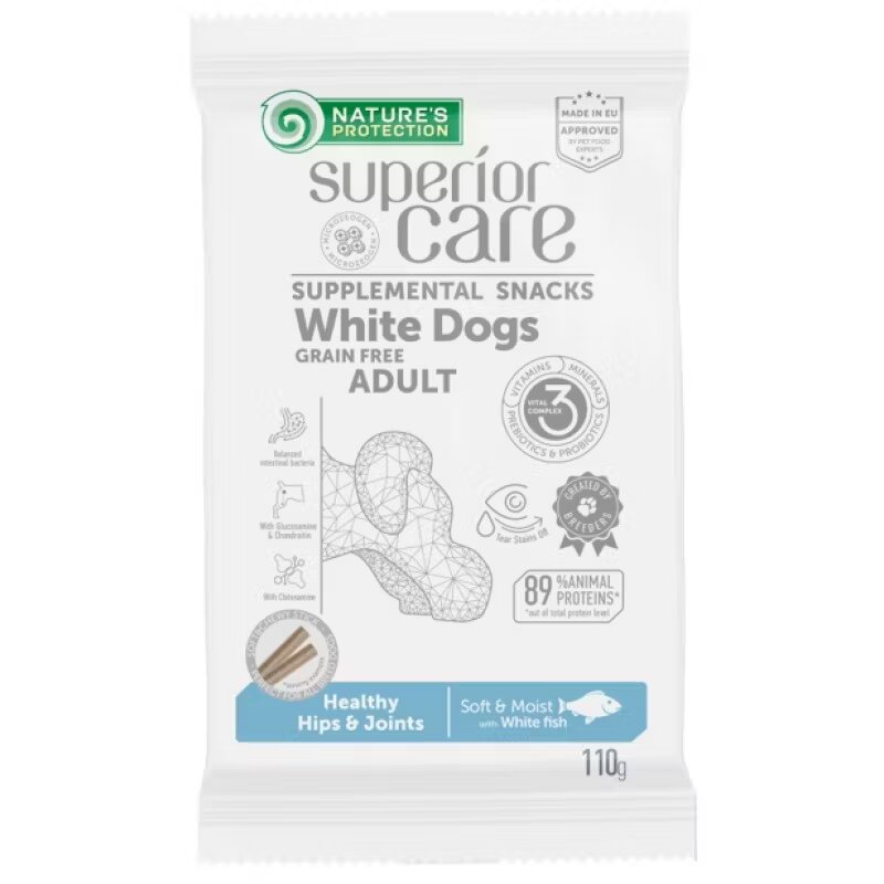 Natures Protection Nature's Protection Dog Snack Superior Care Hips & Joints with White Fish 110 g