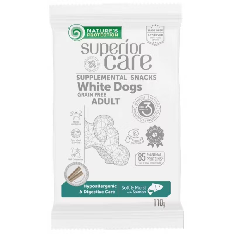 Natures Protection Nature's Protection Dog Snack Superior Care Hypoallergenic & Digestive Care with Salmon 110 g