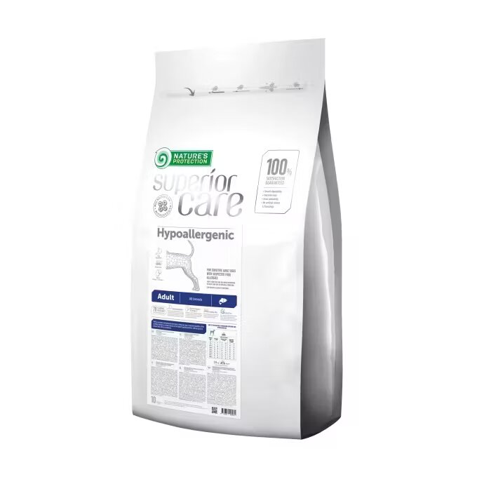 Natures Protection Nature's Protection Dog Superior Care Hypoallergenic Grain Free Salmon Adult All Breeds 10 kg