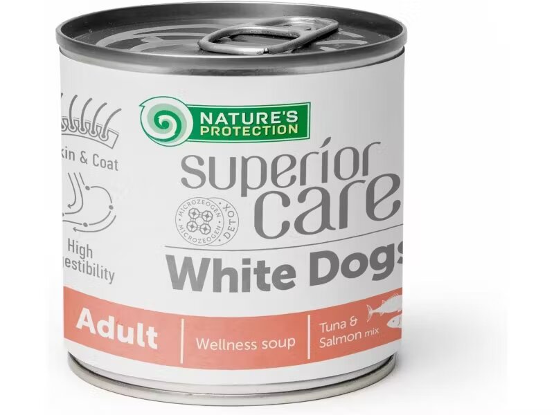 Natures Protection Nature's Protection Dog Wellness Soup cu Ton si Somon 140 ml
