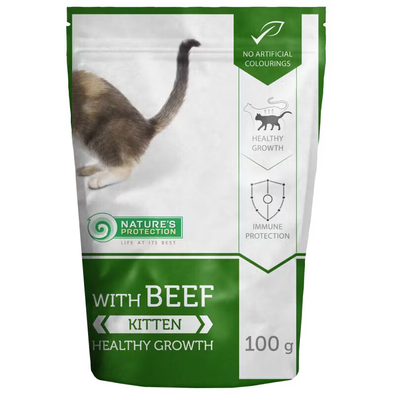 Natures Protection Nature's Protection Kitten Beef 100 g
