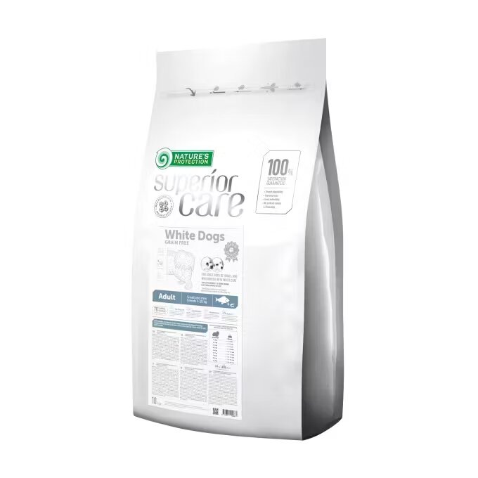 Natures Protection Nature's Protection Superior Care White Dogs Grain Free White Fish Adult Small & Mini Breeds 10 kg