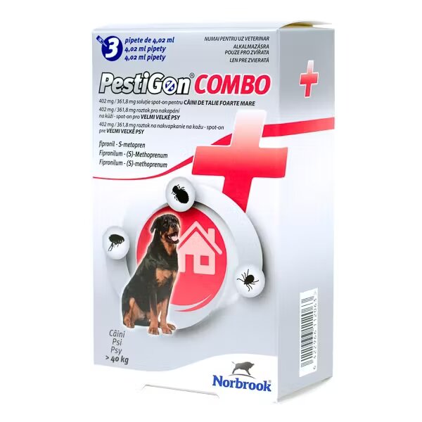 Norbrook PestiGon Combo Dog XL ( > 40 kg) 3 pipete
