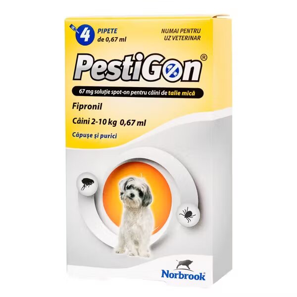 Norbrook Pestigon Dog S (2-10 kg) 4 pipete