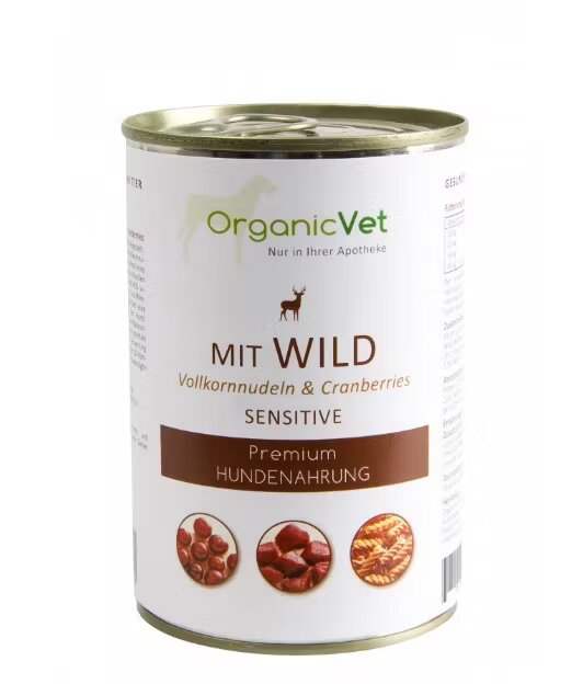 Organicvet vanat paste si merisoare 400 g
