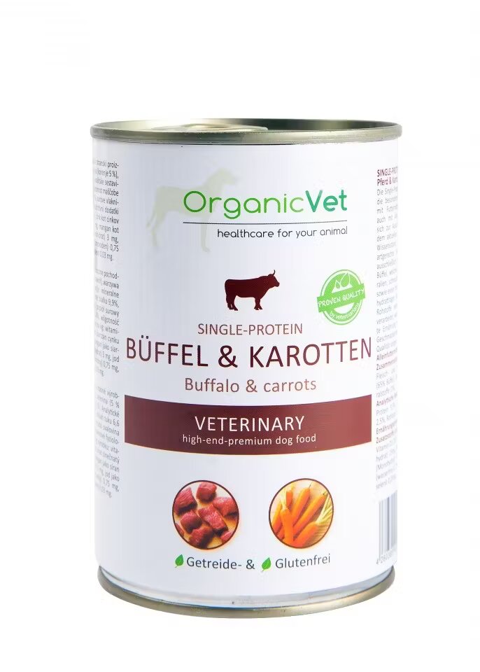 Organicvet vita spanac si morcov 400 g