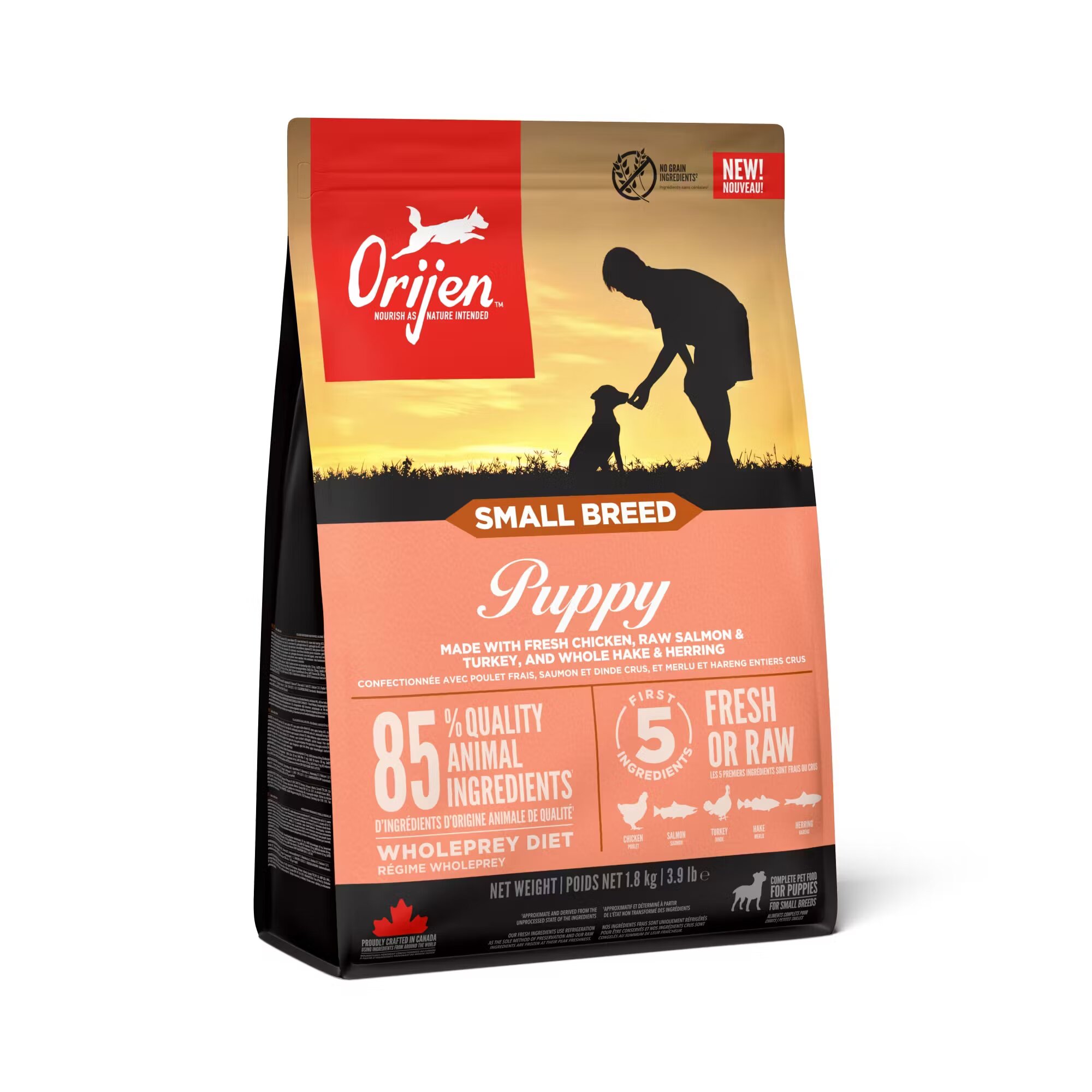 Orijen Hrana uscata caini Original Dog Junior Mini 1.8 kg