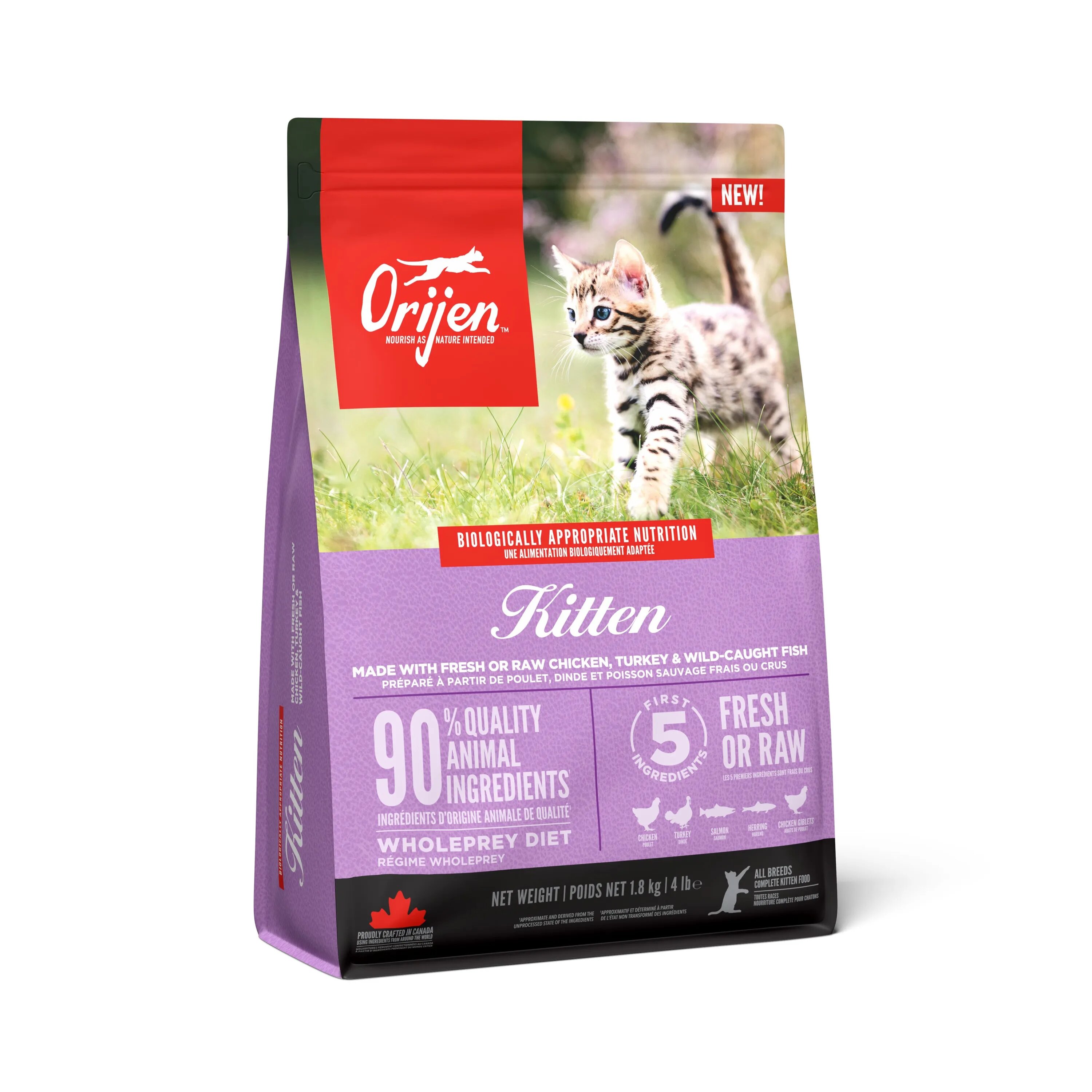 Orijen Hrana uscata pisici Kitten 1.8 kg