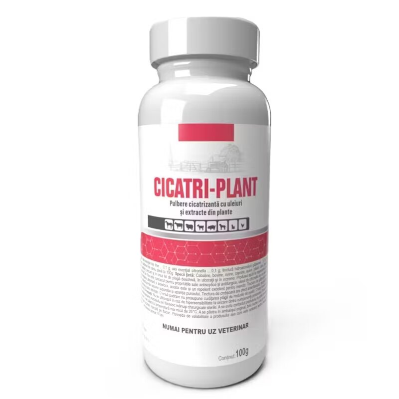 Pasteur CICATRI PLANT pulbere cicatrizanta pentru uz extern 100 g
