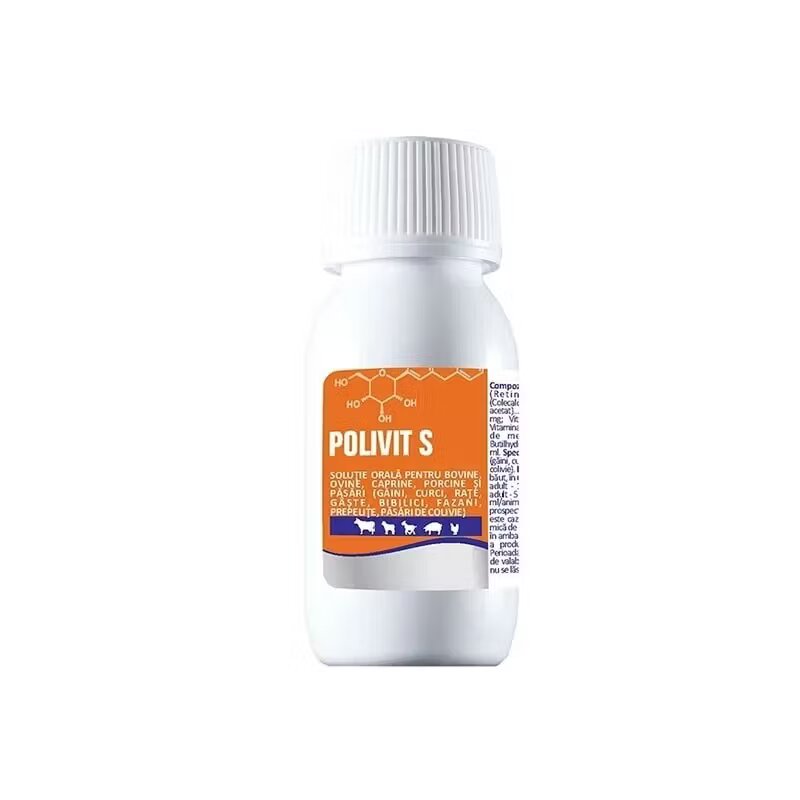 Pasteur POLIVIT S solutie orala pentru pasari 100 ml