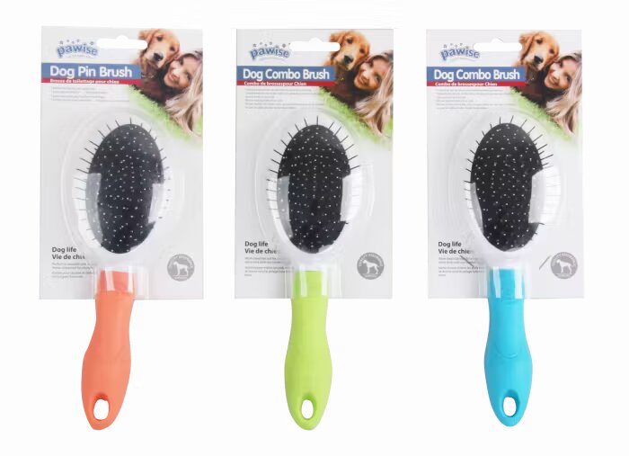 Pawise Perie cu Pini pentru Caini si Pisici 23.5 cm