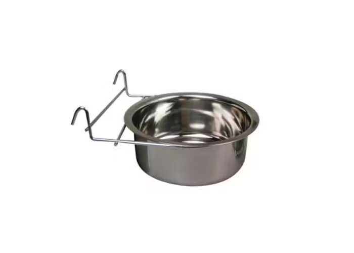Pet Expert Castron inox cu carlig 0.84 L