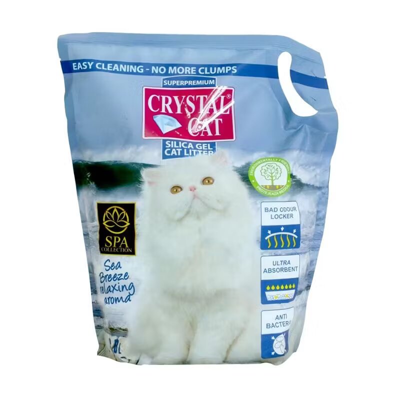 Pet Expert Crystal Cat nisip silicatic Sea Breeze 3.8 l